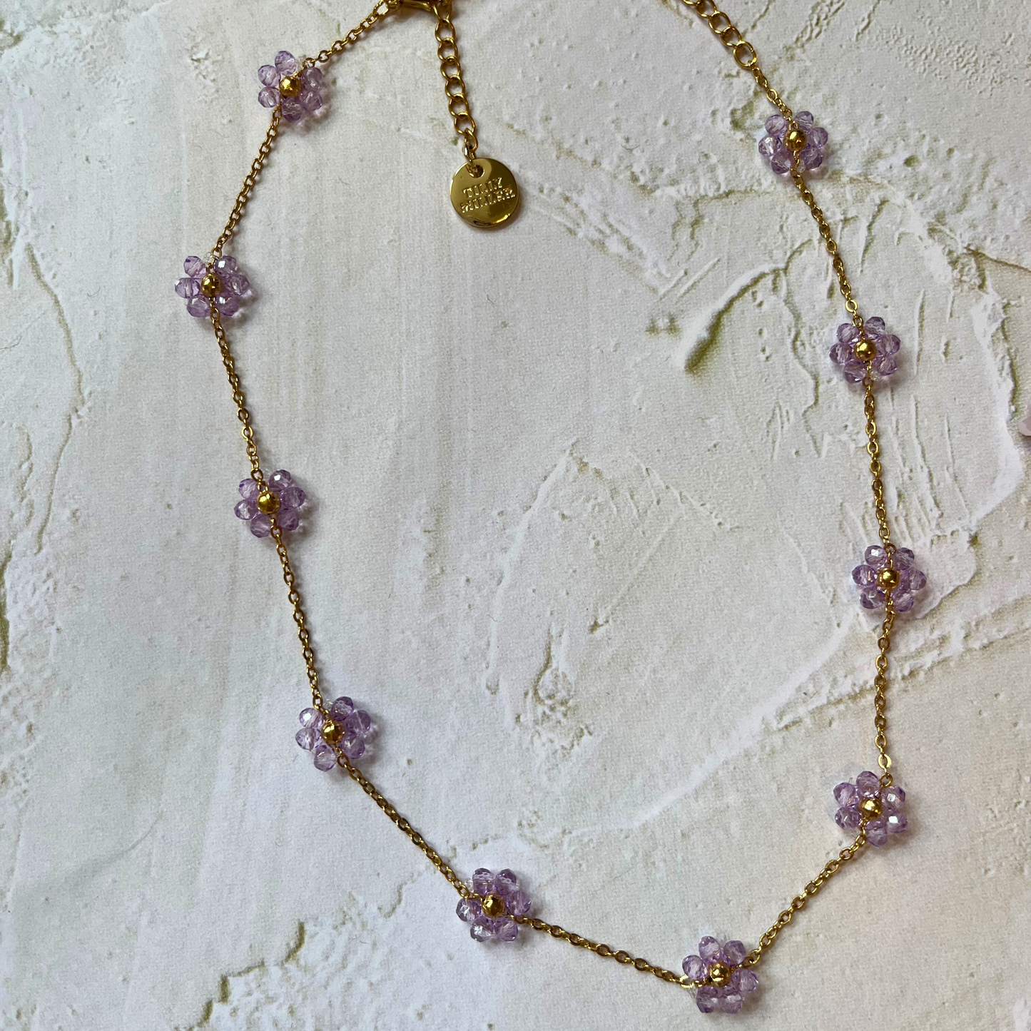 Floral jewellery, flower necklace, summer jewellery, pretty necklace, floral-inspired jewellery