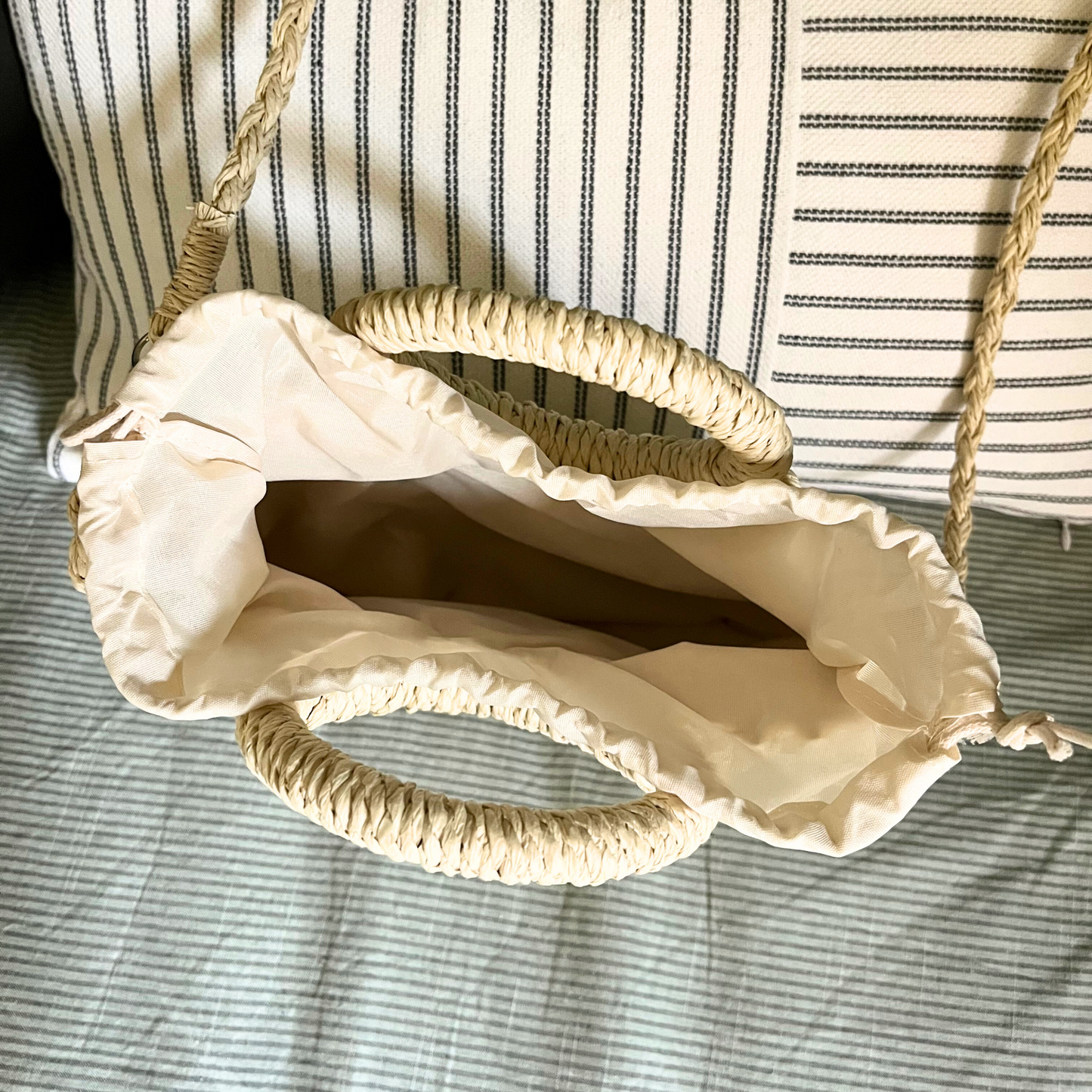 Sorrento Handwoven Basket Bag
