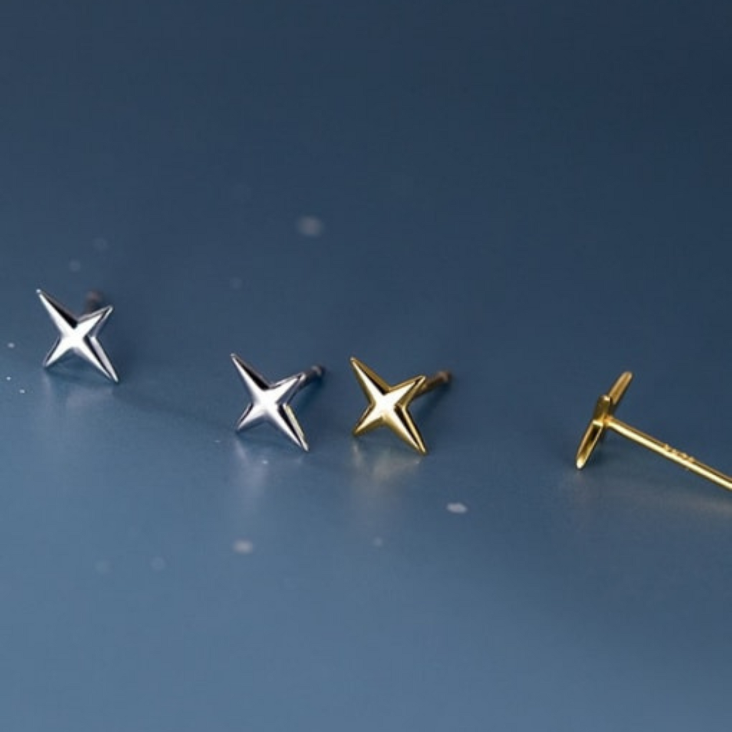 Star earrings, stud earrings, tiny stud earrings
