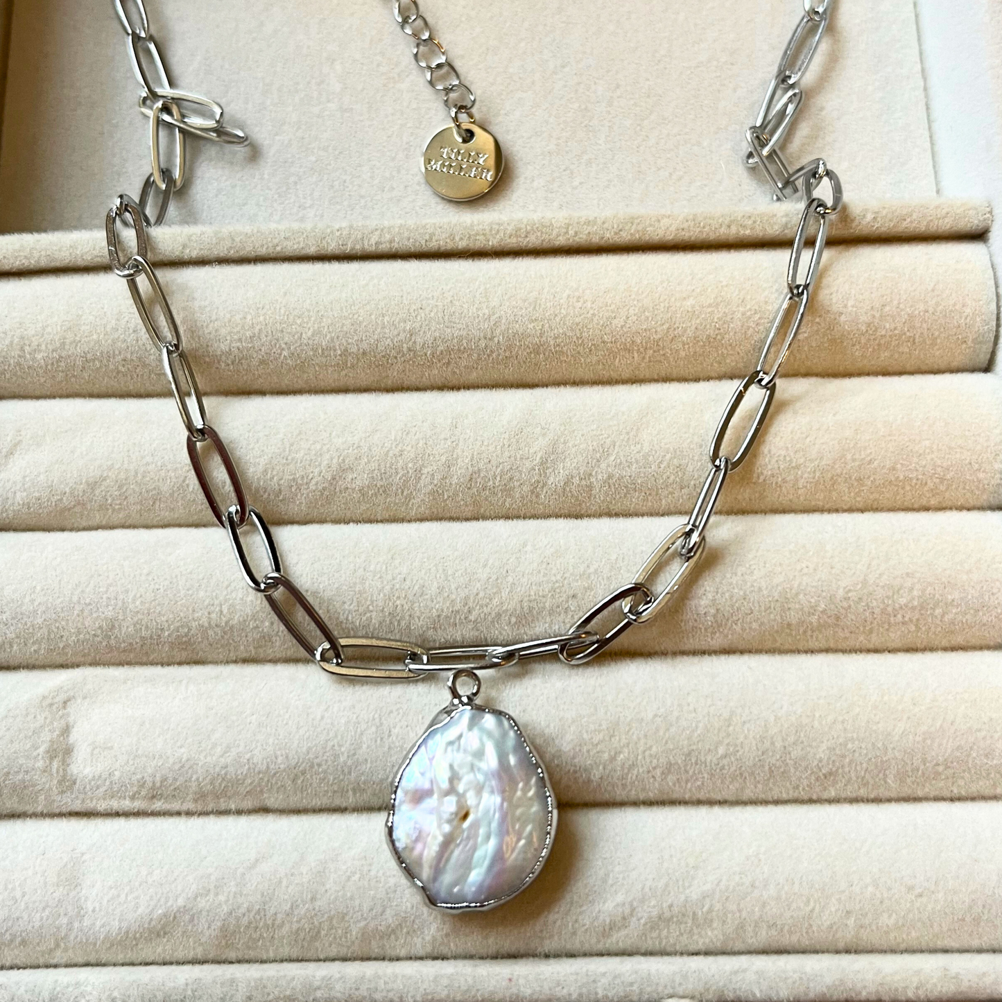 Bespoke jewellery, pearl charm, design your own jewellery, charm bar, charm necklace, charm bracelet