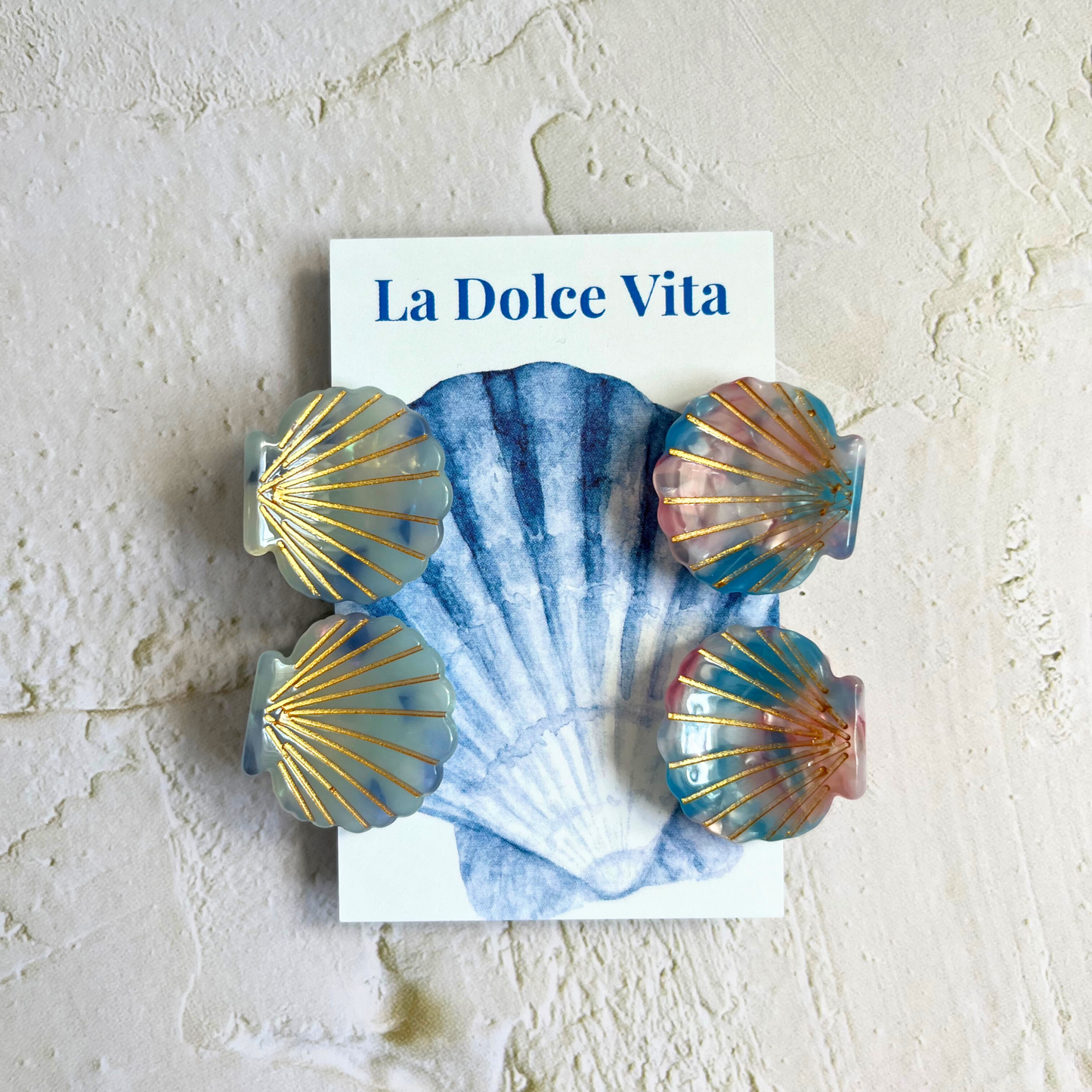 Shell hair clip, summer accessories, shells, beach accessories, waterproof accessories, plastic hair clips, kids hair clips, childs hair clips