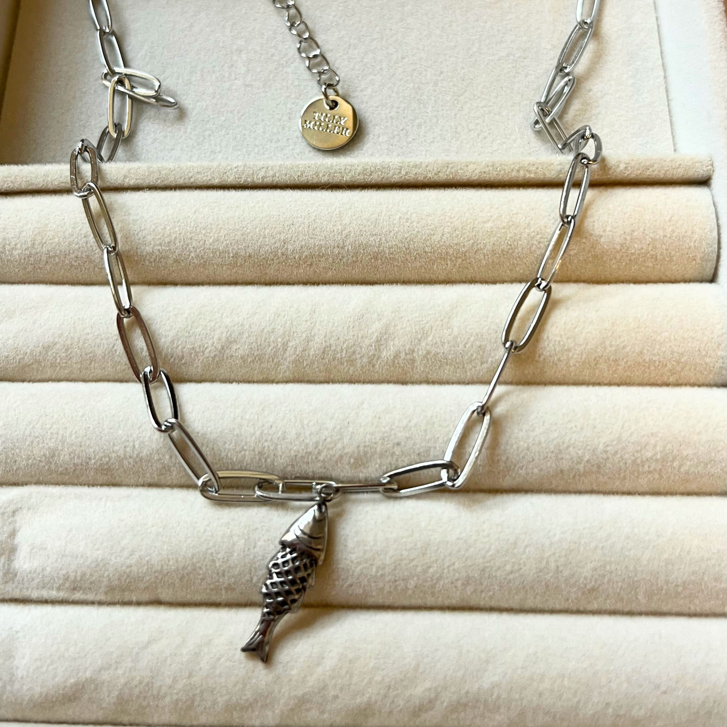 Bespoke jewellery, fish charm, design your own jewellery, charm bar, charm necklace, charm bracelet