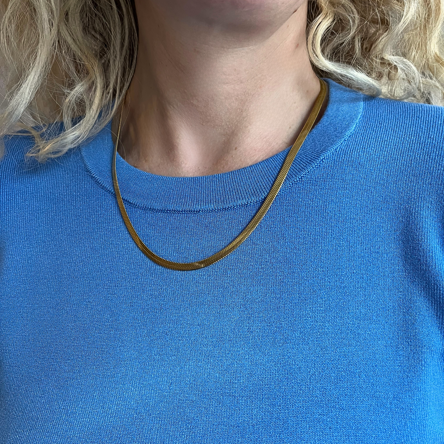 Waterproof necklace, tarnish-free jewellery, gold necklace, layering, layered necklace, trending jewellery