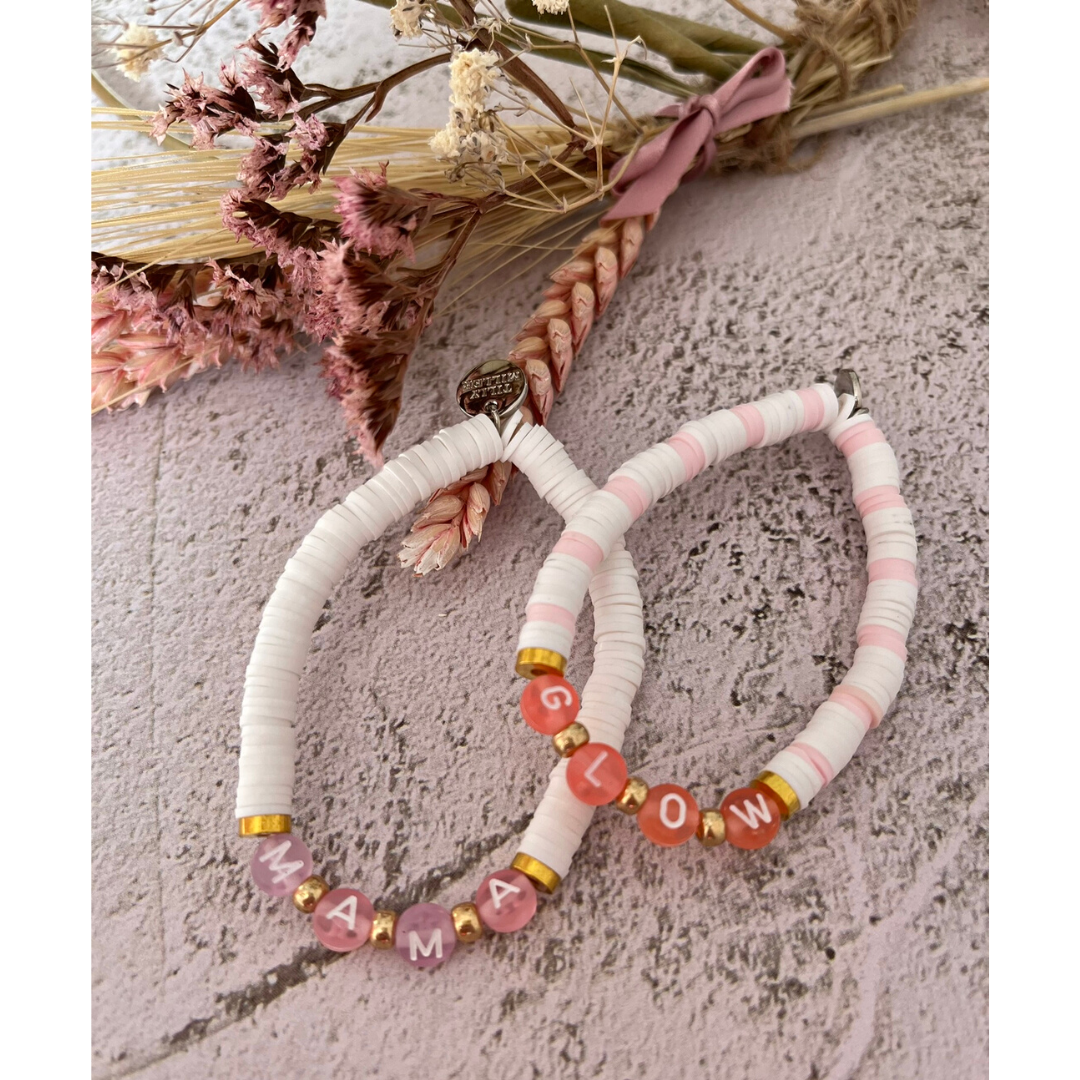 Mama heishi bead bracelet, Mama bracelet, bracelet for mum, mum jewellery