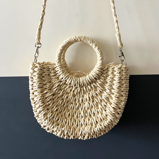Sorrento Handwoven Basket Bag