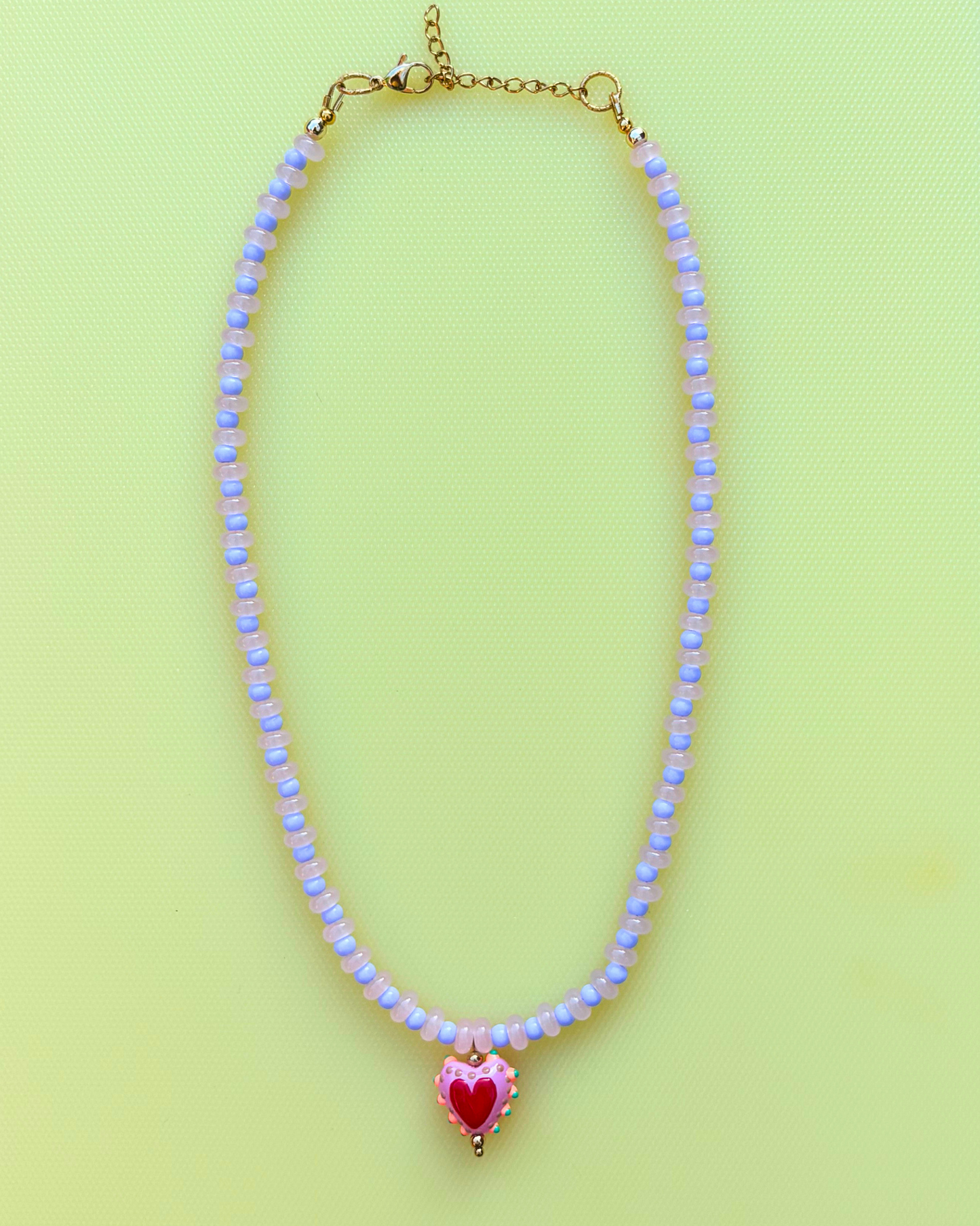 Heart of Hearts Beaded Necklace