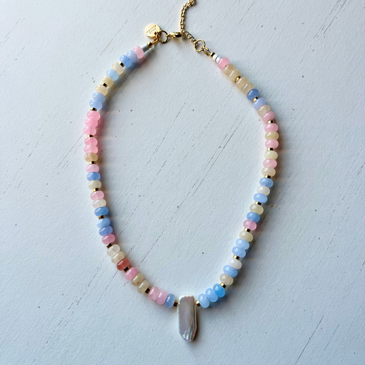 Dolce Glass Bead Necklace