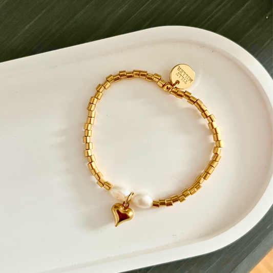 'Santa Baby' Gold Bracelet