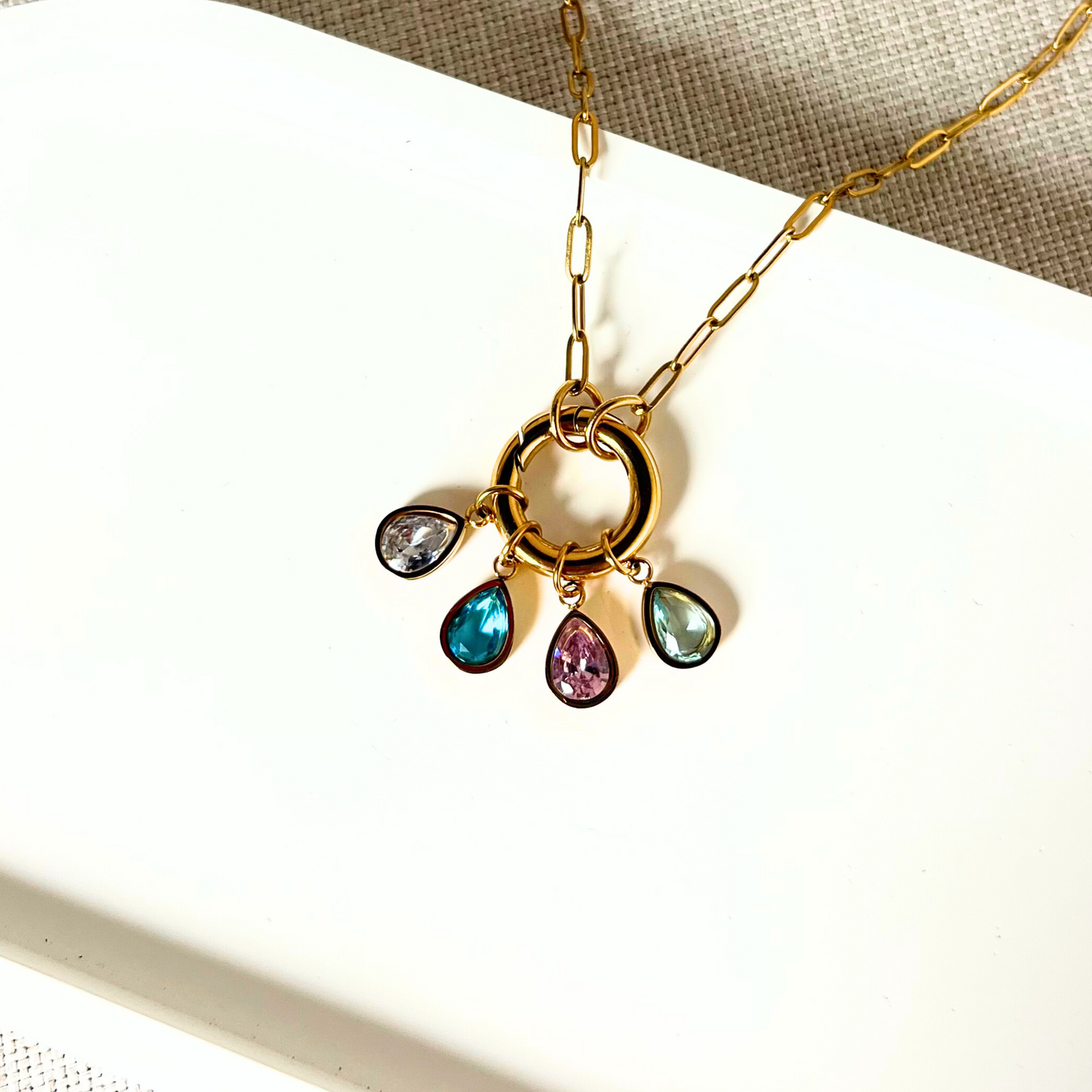 Coloured Gemstone Charms