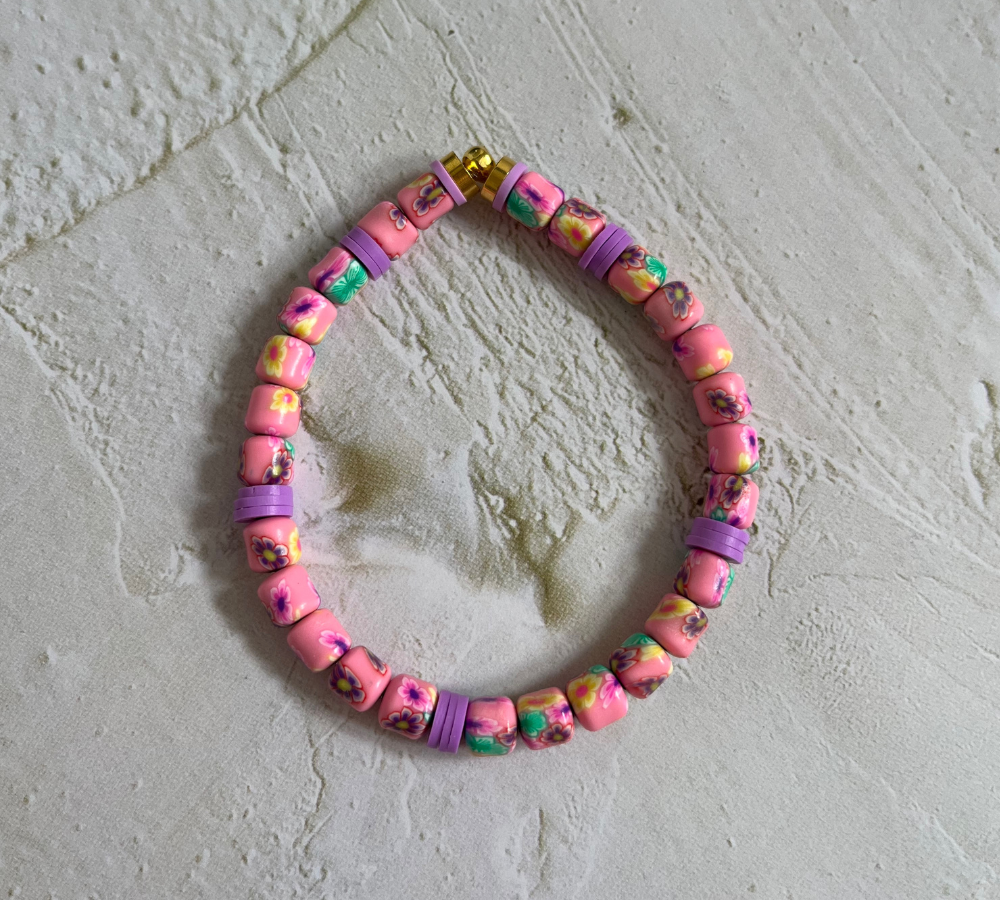 Pink Gal Stacking Bracelet