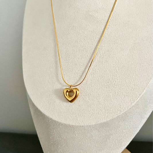 'Love is all you need' Heart Necklace