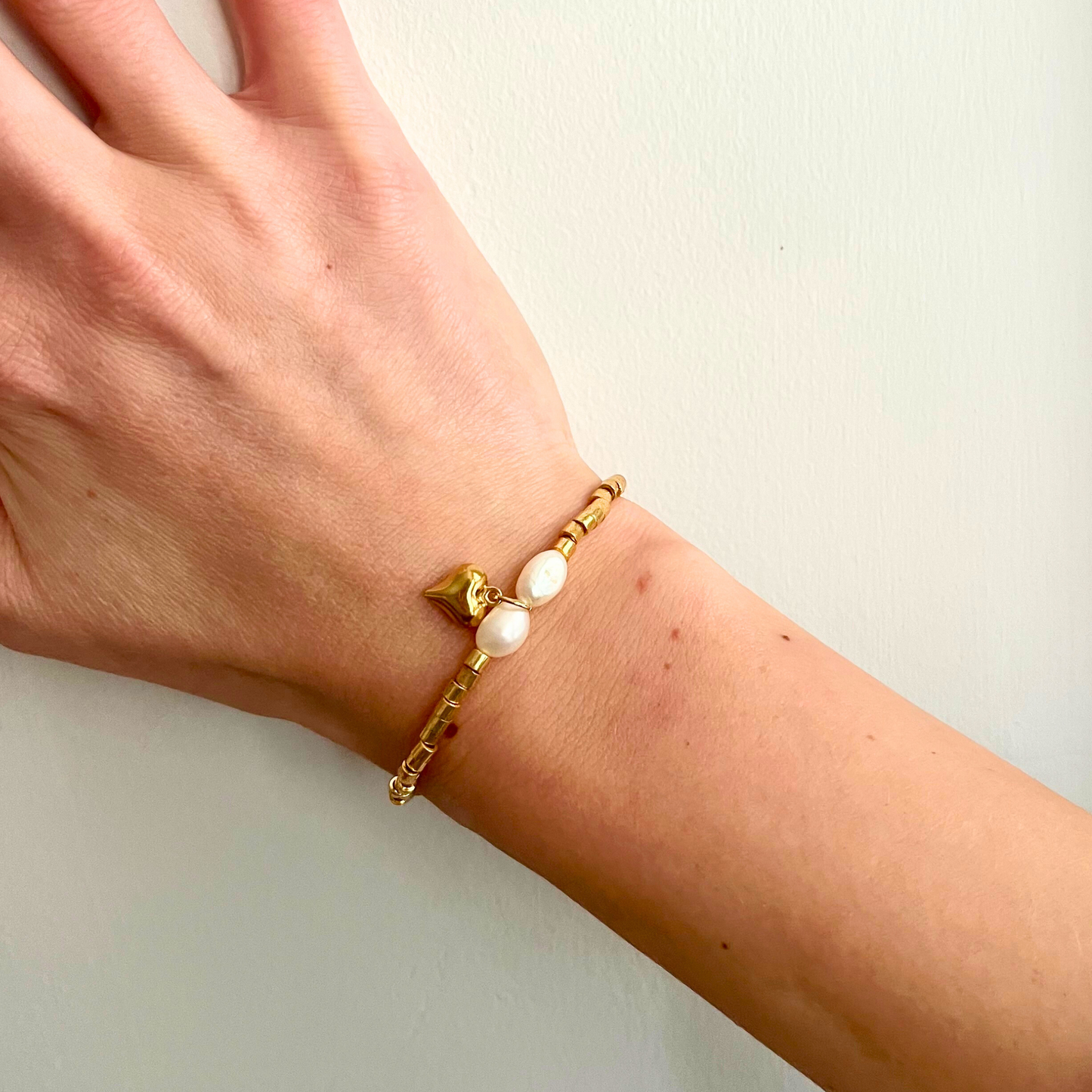 'Santa Baby' Gold Bracelet