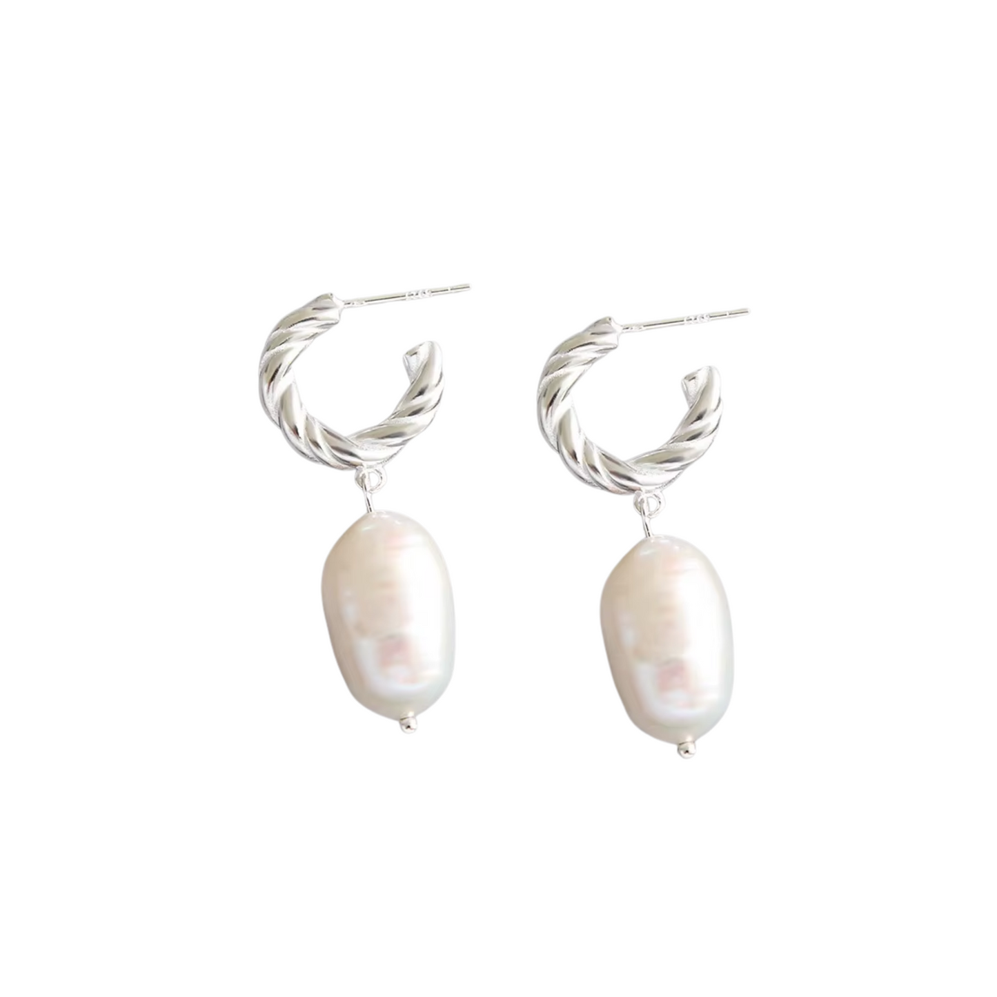 Abbie Chunky Pearl Drop Earrings
