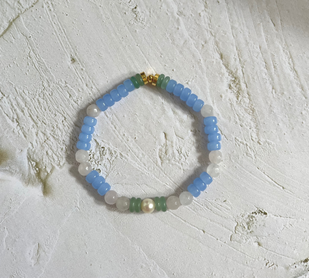 Jenna Glass Bead Bracelet