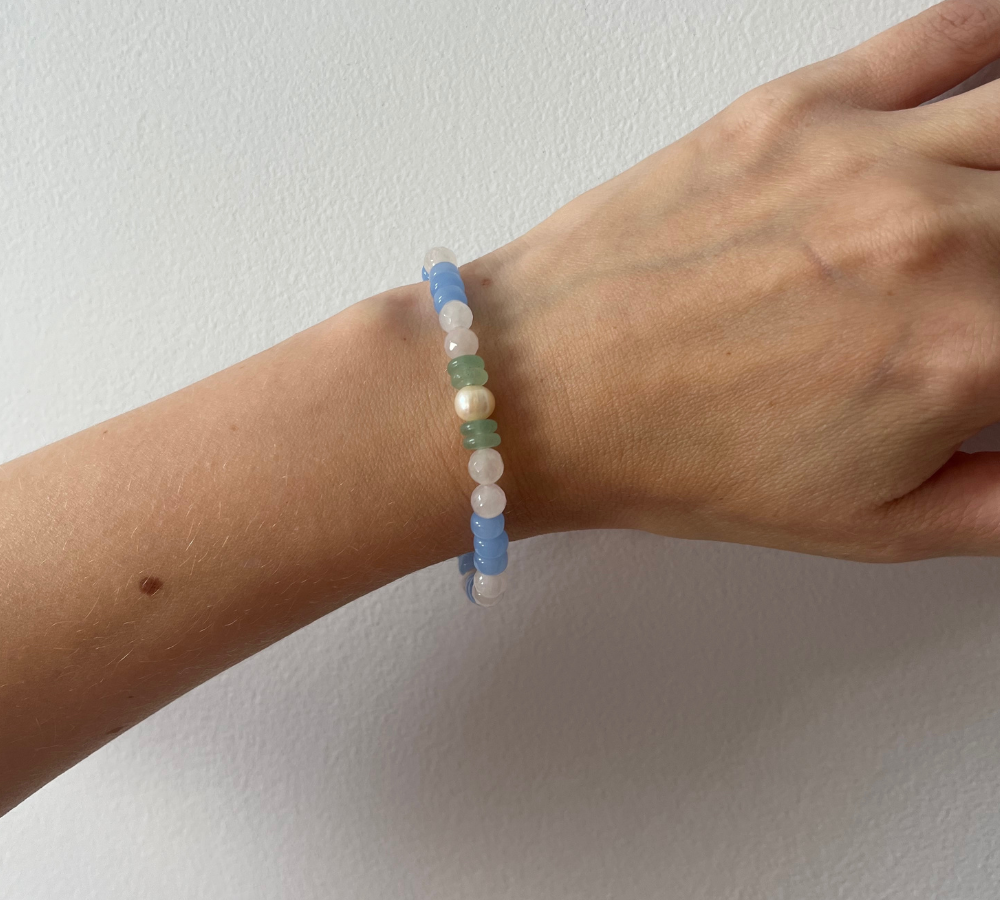 Jenna Glass Bead Bracelet