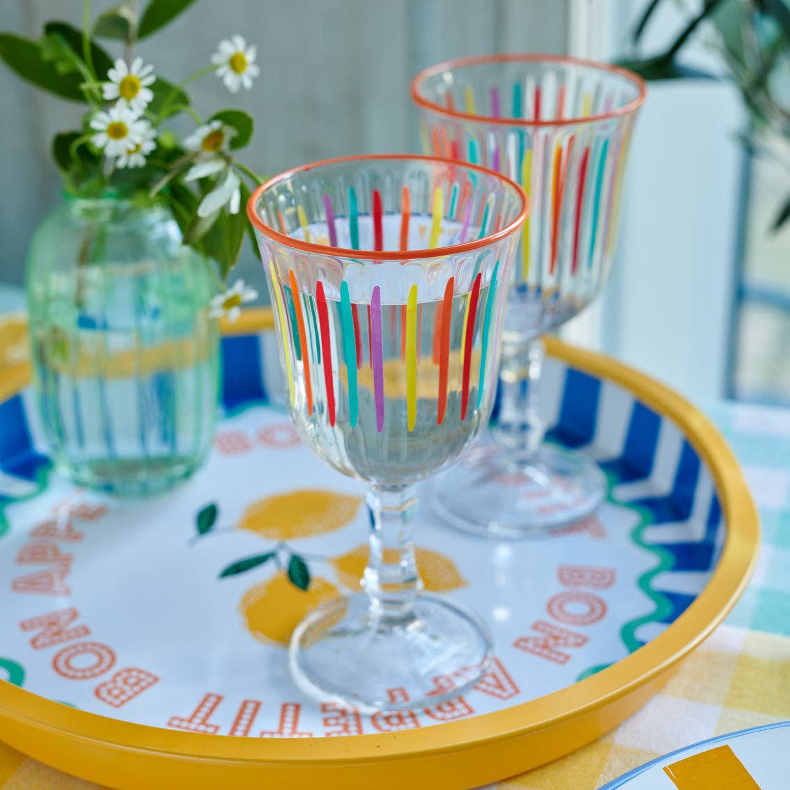 'Bon Appetit' Lemon Tin Tray