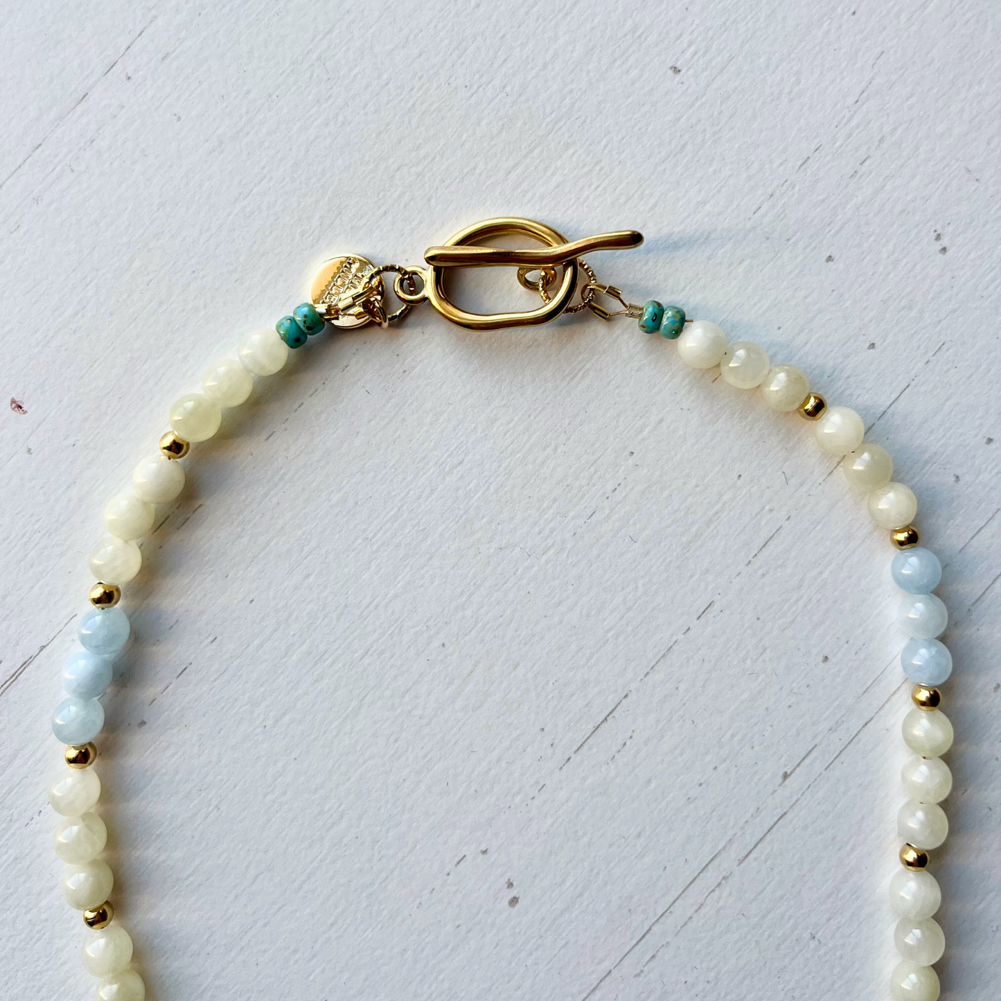 Verde Glass Bead Necklace