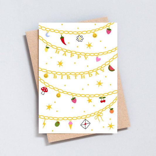 Charm Bracelet Birthday Card