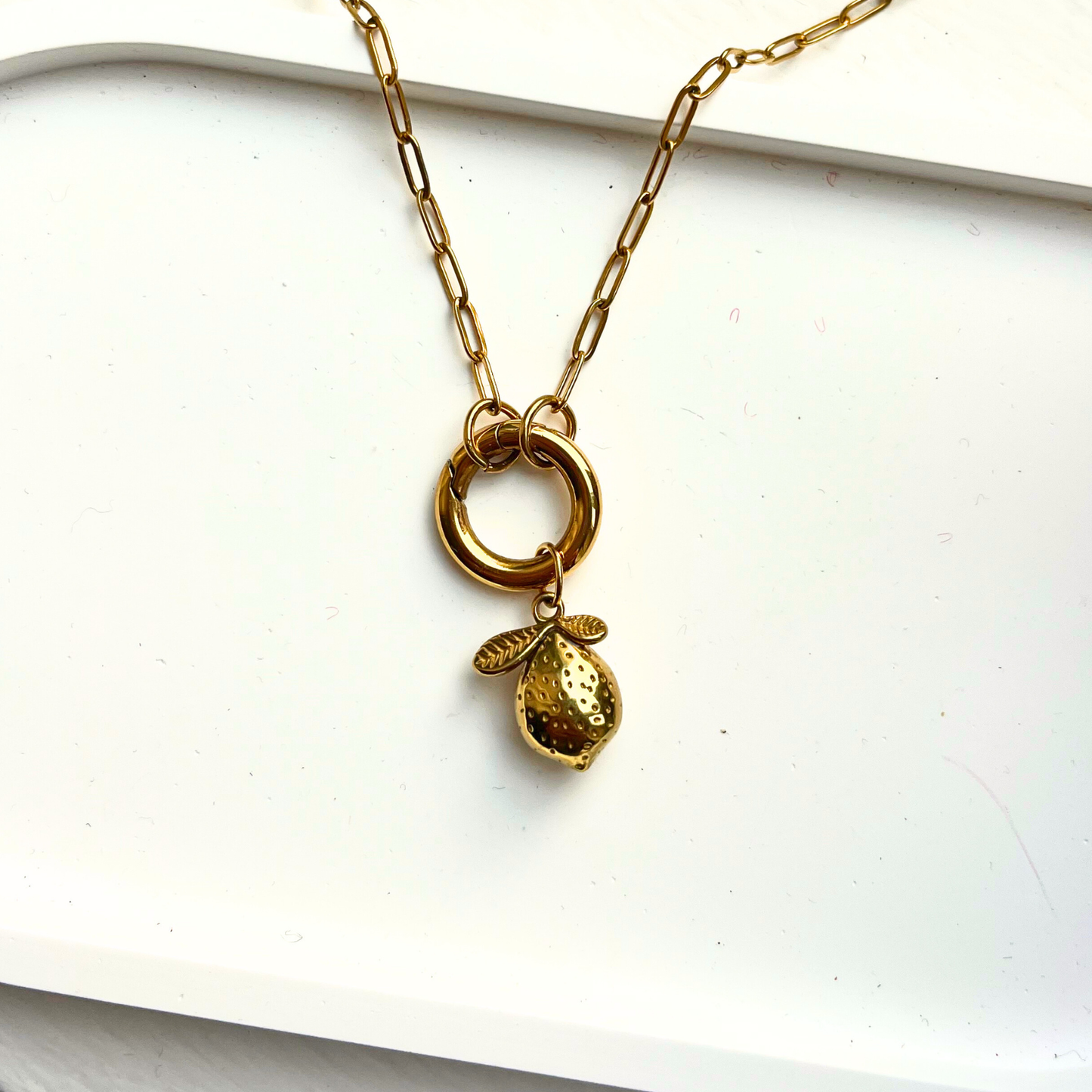 Gold Lemon Charm