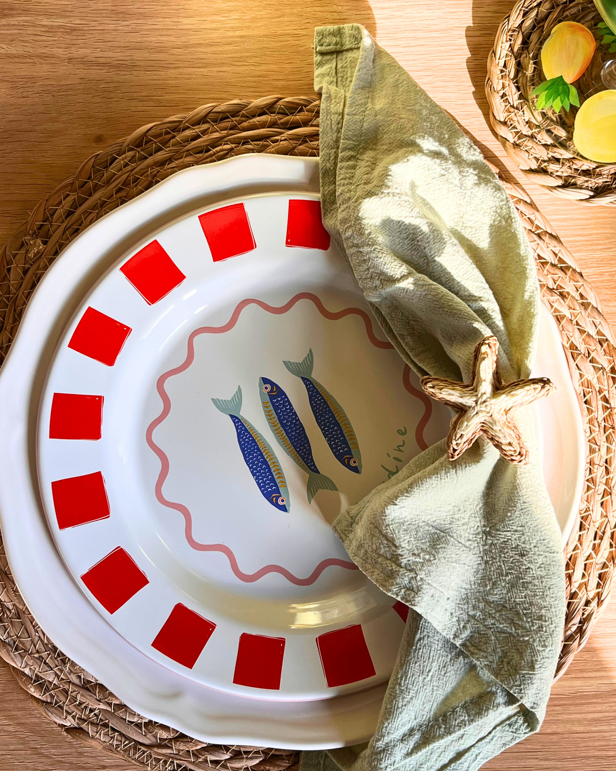 Natural Starfish Napkin Rings (set of 4)