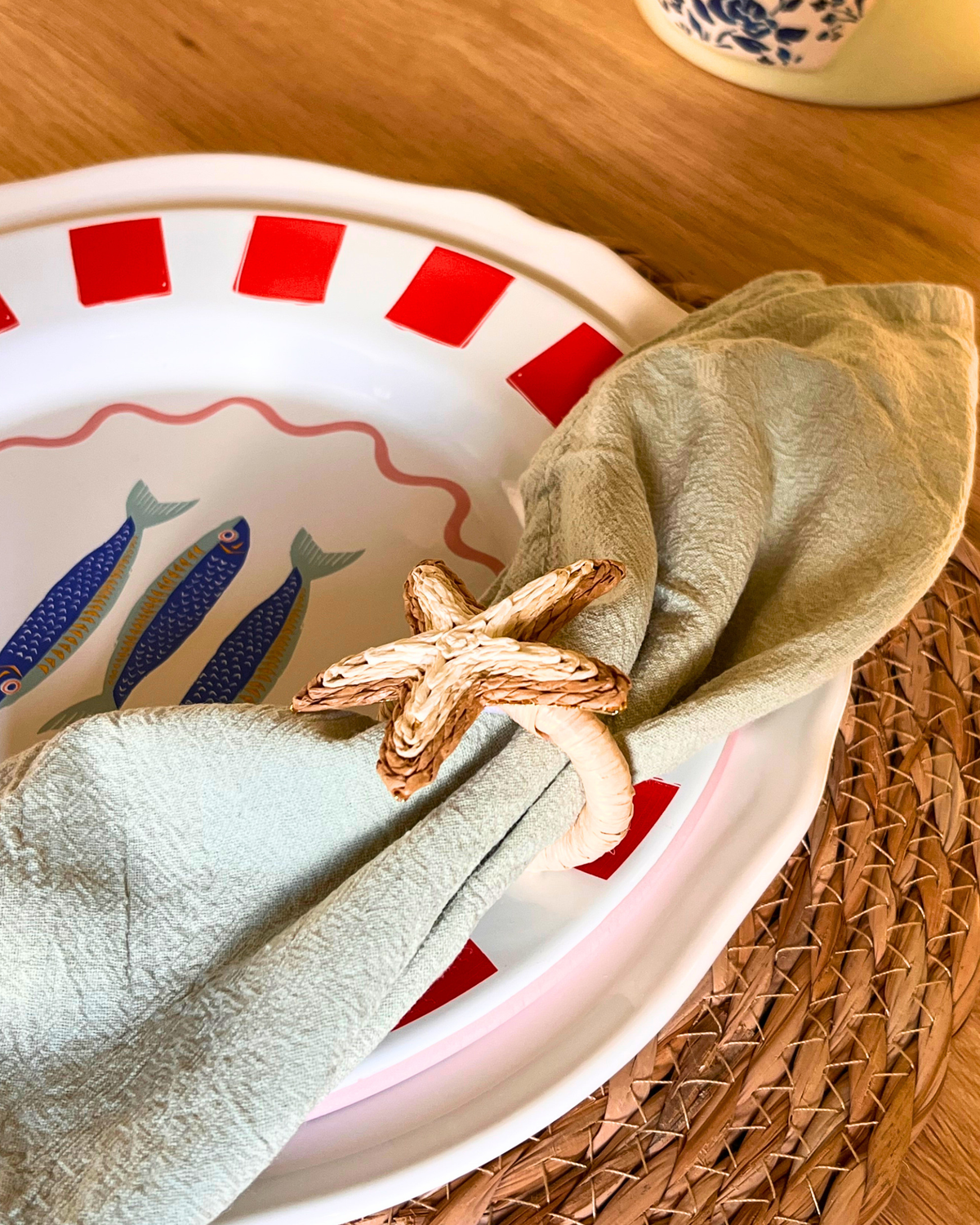 Natural Starfish Napkin Rings (set of 4)