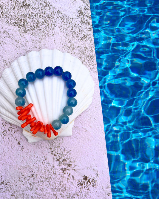 Blue Coral Bracelet