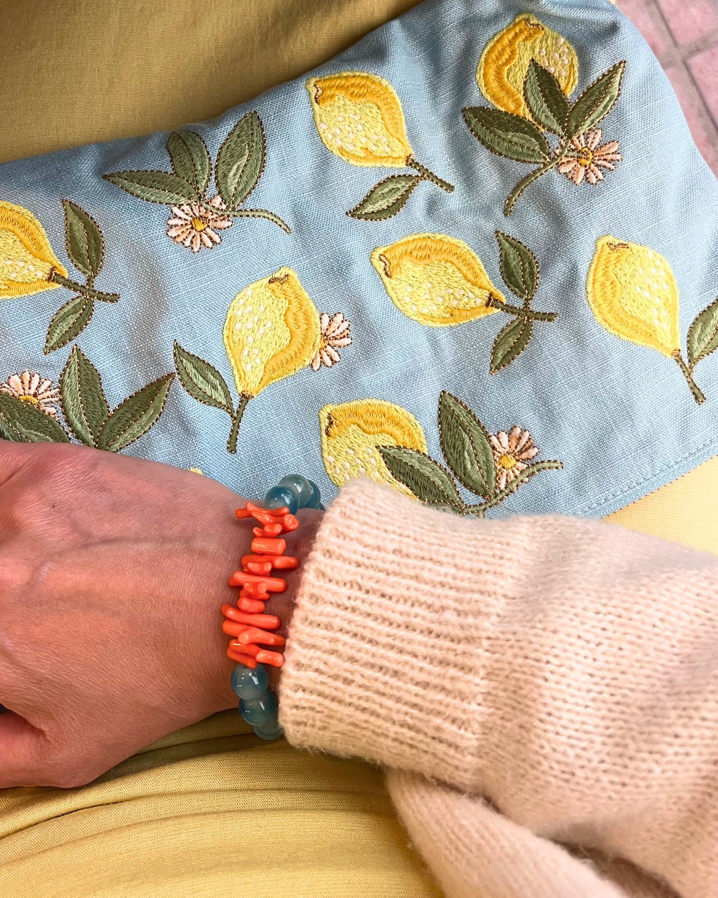 Blue Coral Bracelet