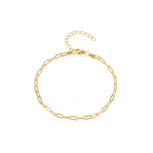 Emily Delicate Gold Link Chain Bracelet