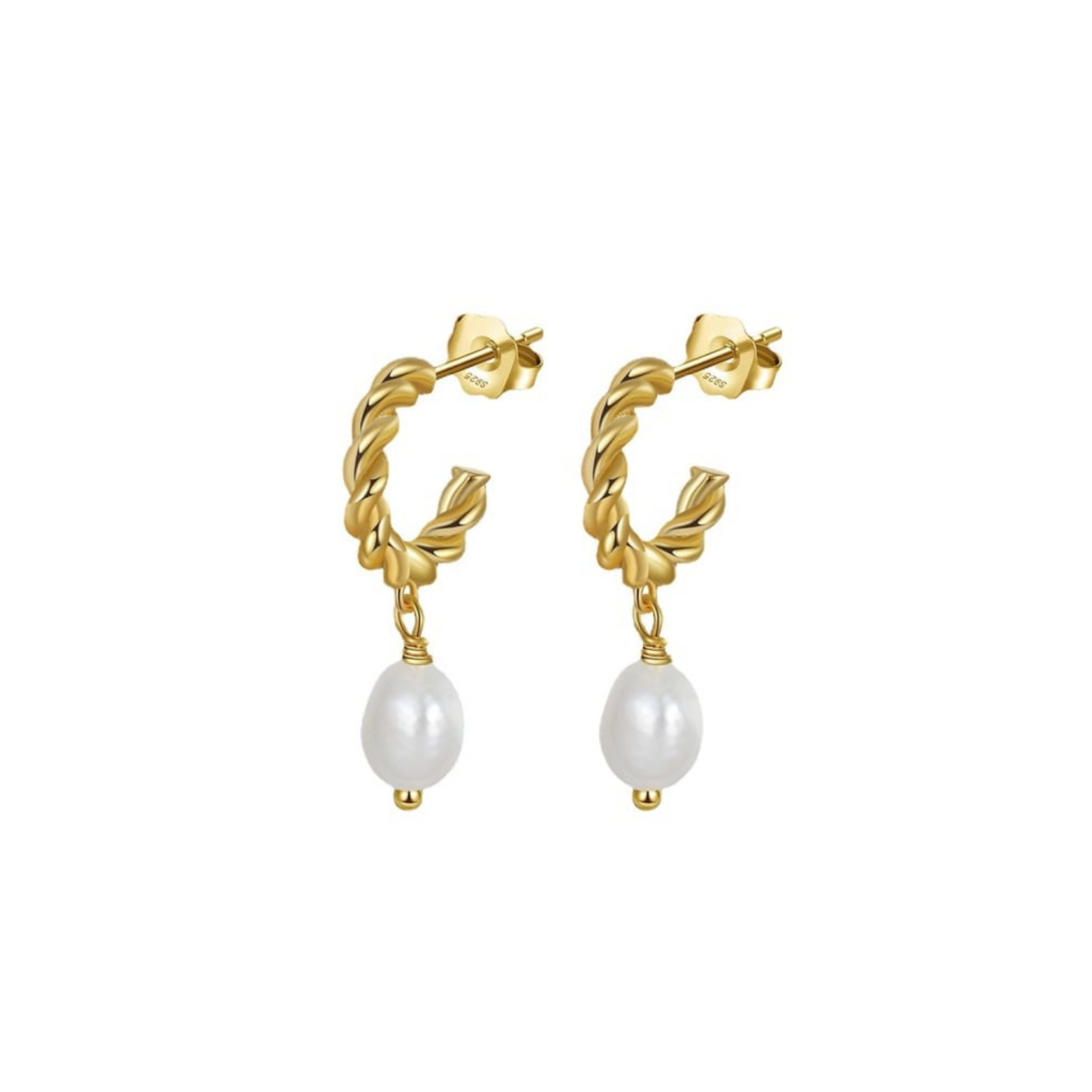 Margaret Delicate Pearl Drop Earrings