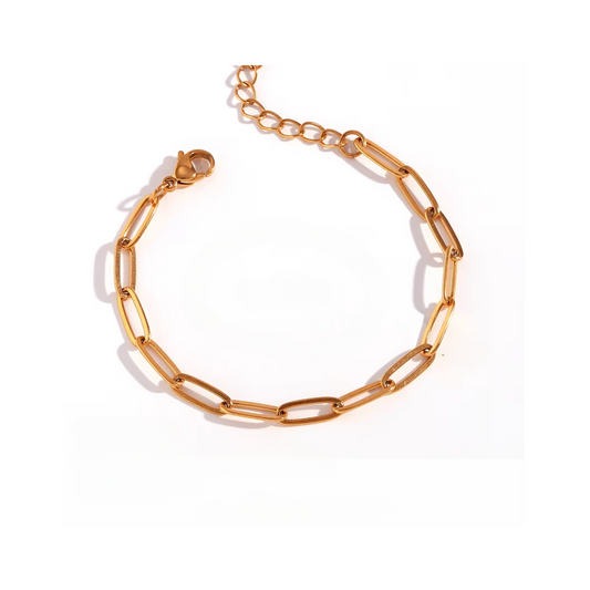 Gold Link Chain Bracelet