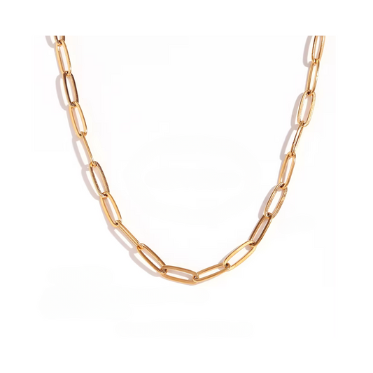 Gold Link Chain Necklace