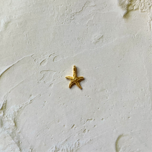 Gold Starfish Charm