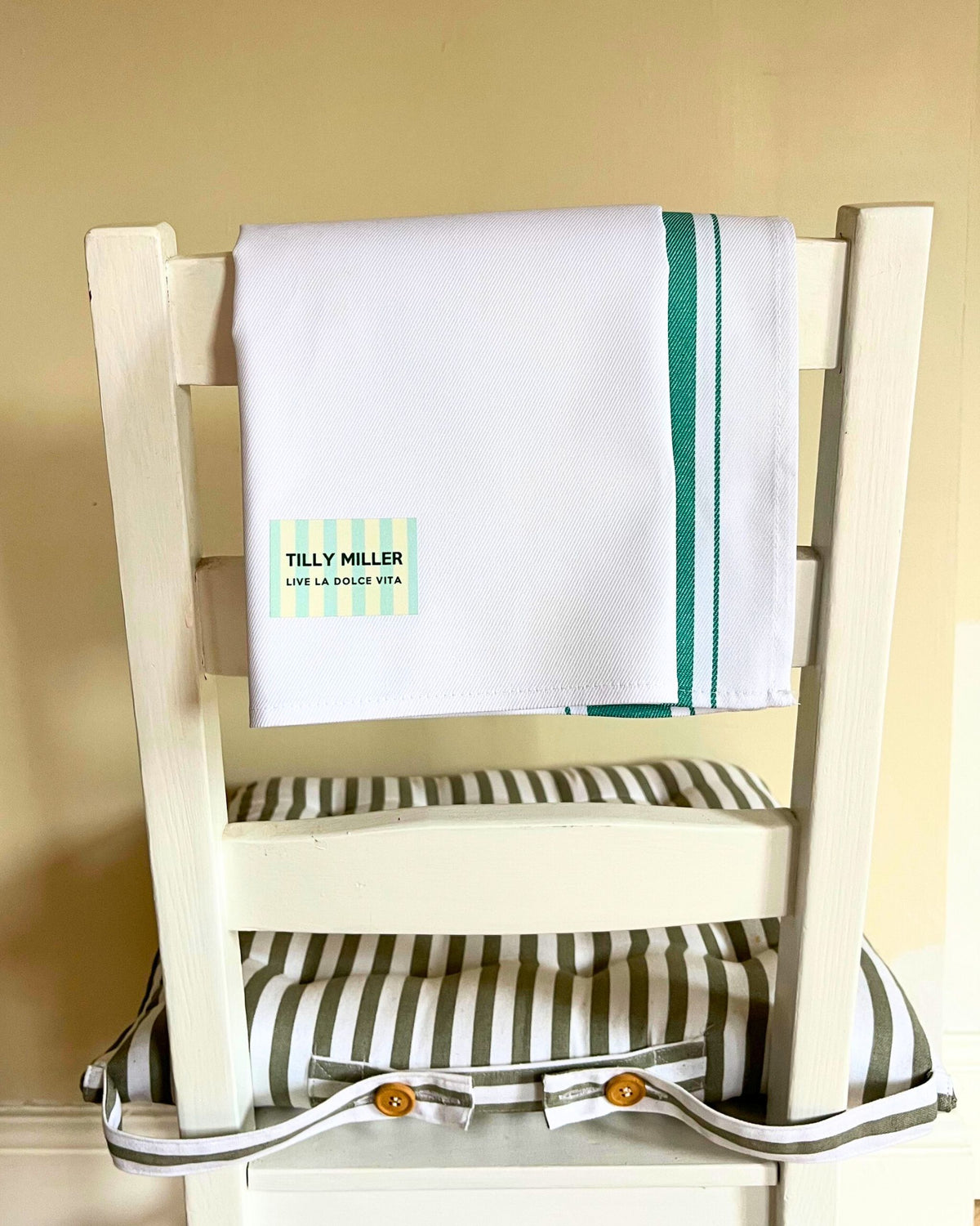 Striped Cotton Kitchen Tea Towels