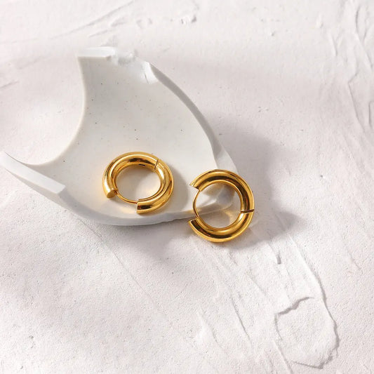 Emma Gold Waterproof Hoops