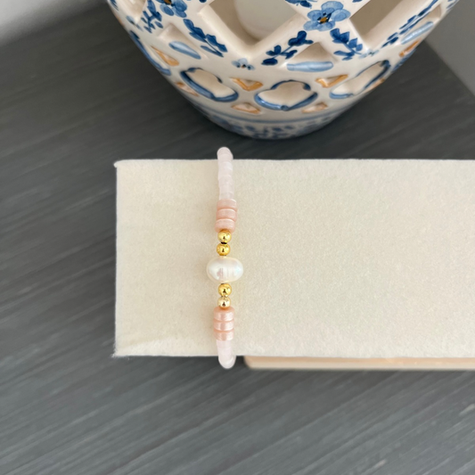 Hallie Rose Quartz Bracelet