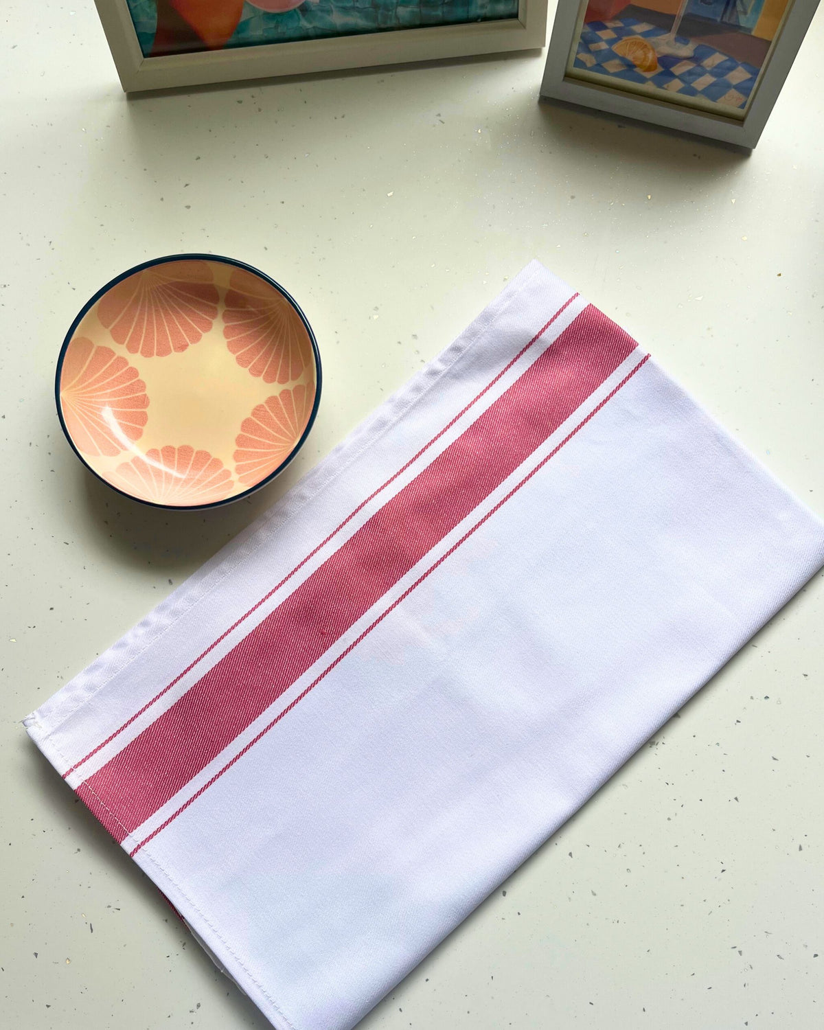 Striped Cotton Kitchen Tea Towels