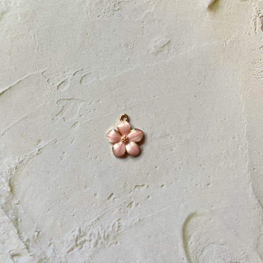 Pink Flower Charm