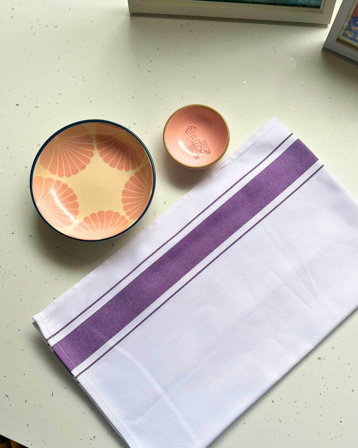 Striped Cotton Kitchen Tea Towels
