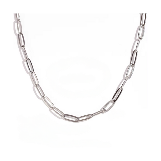 Silver Link Chain Necklace