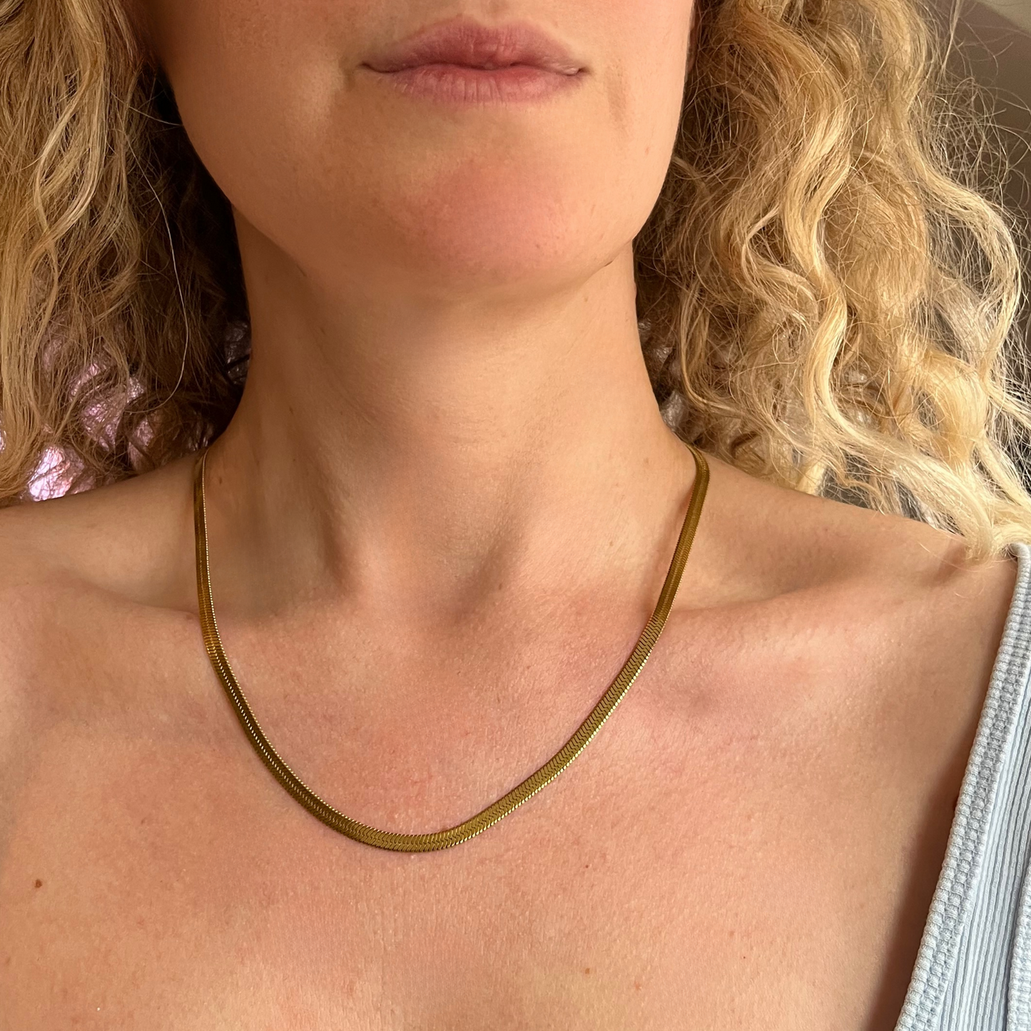 Taormina Gold Waterproof Minimalist Necklace