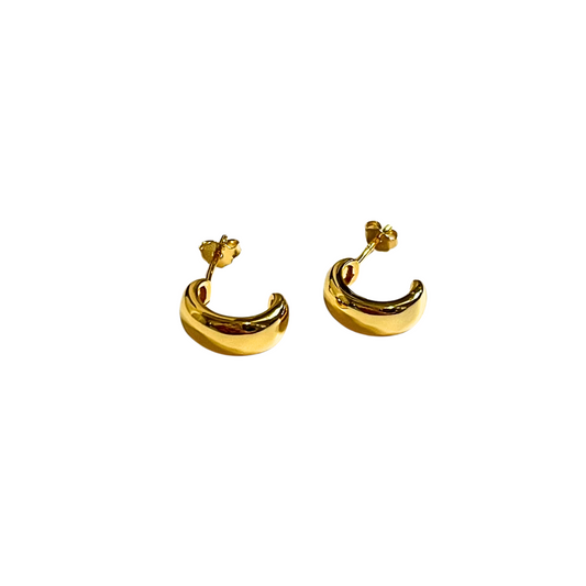 Alexa Gold Vermeil Chubby Studs