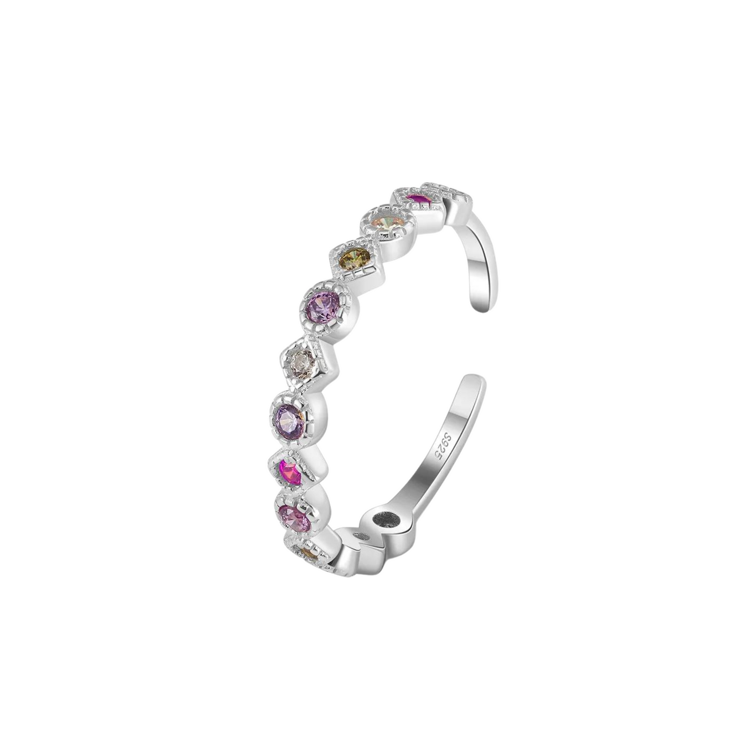 Margot Rainbow Sparkle Ring