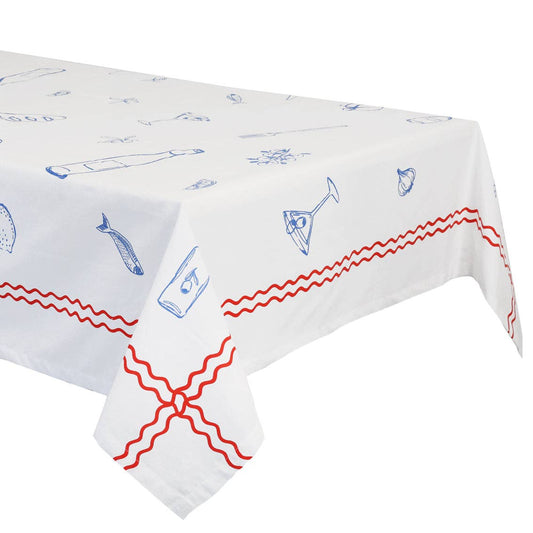 Foodies Fabric Tablecloth