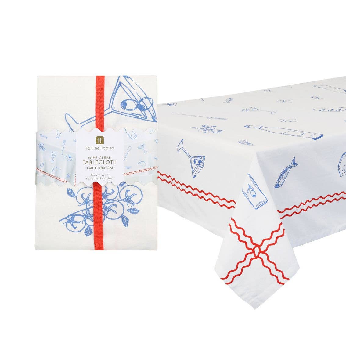 Foodies Fabric Tablecloth