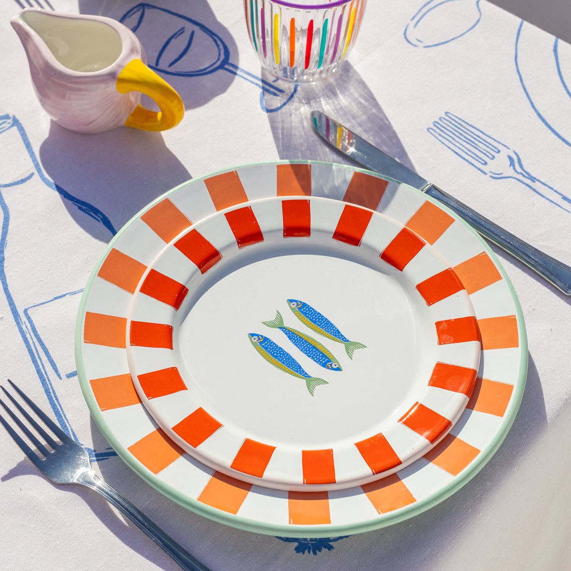 Foodies Fabric Tablecloth