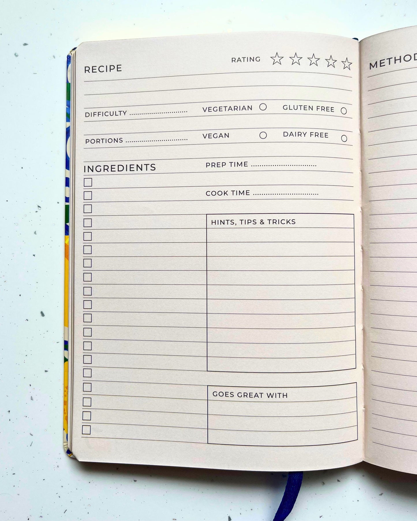 The Italian Girl Recipe Journal