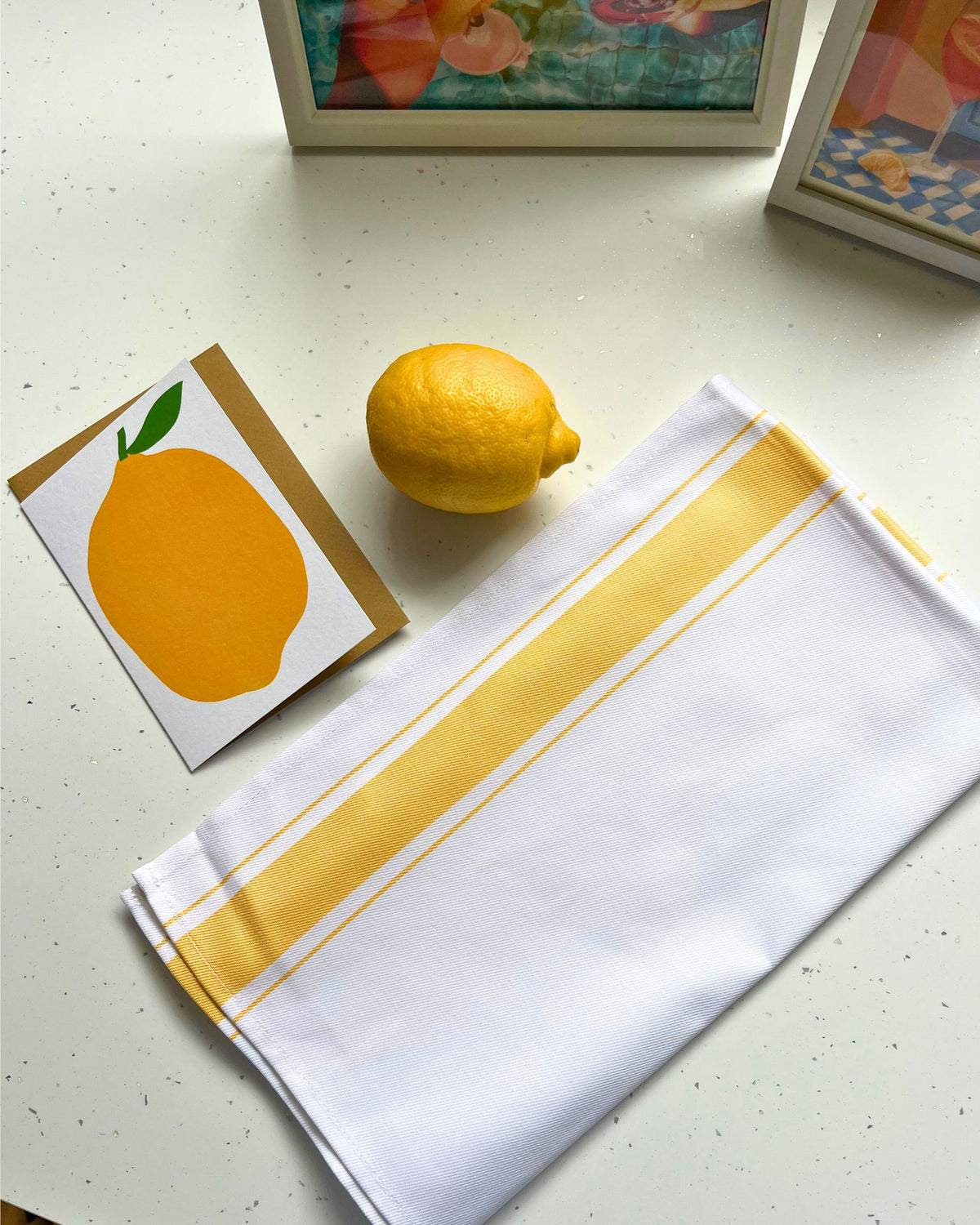 Striped Cotton Kitchen Tea Towels