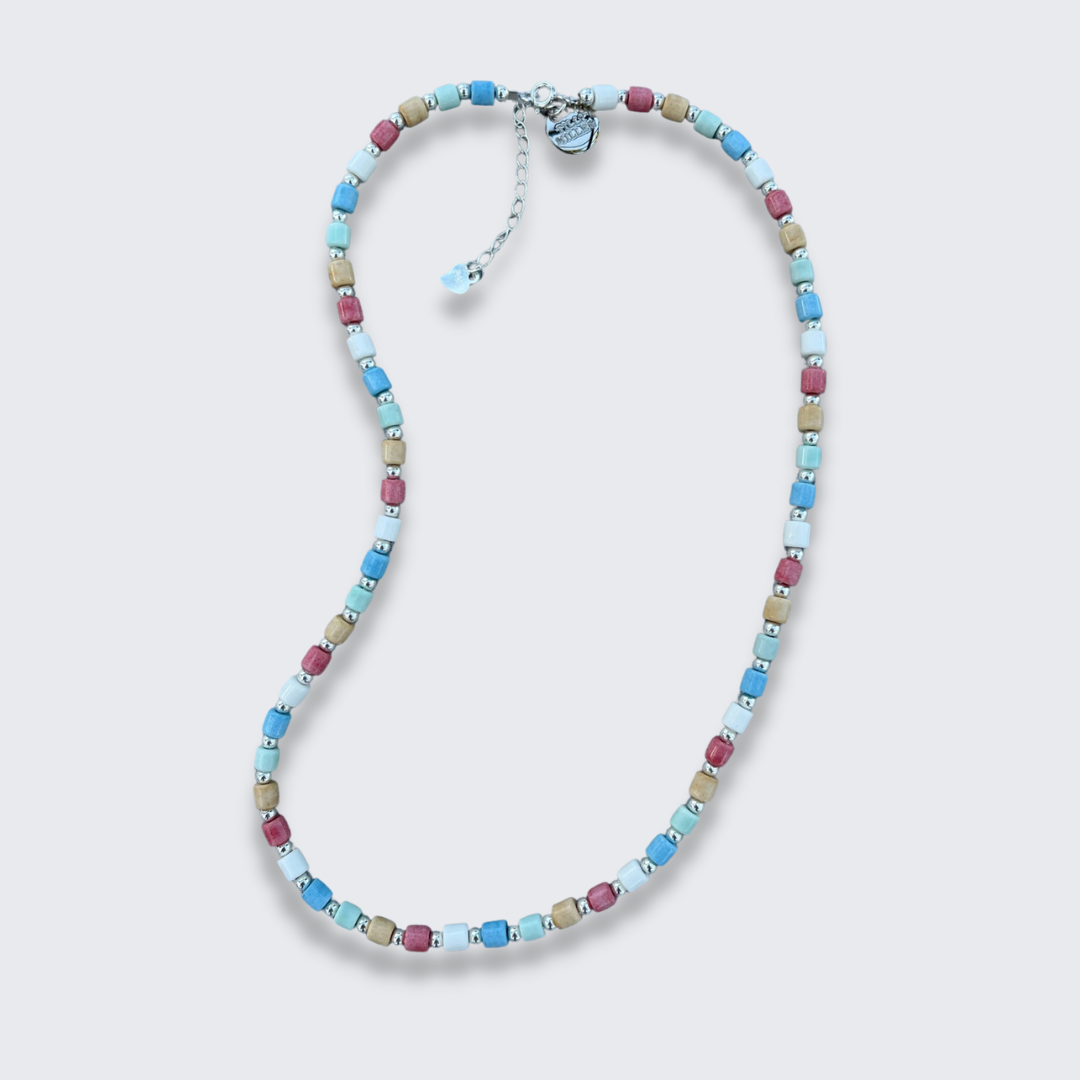 Persephone Pastel Beaded Necklace